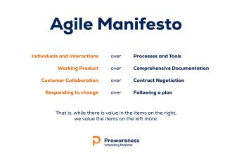 Agile Manifesto door Prowareness