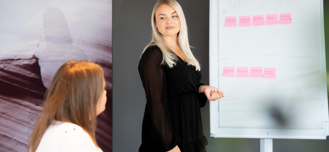 Nikita en Kirsty - Scrum Werken