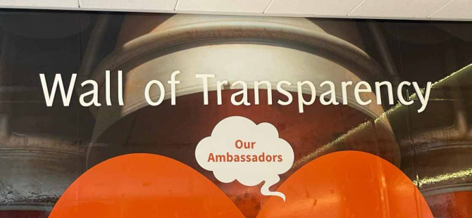 Wall of transparancy