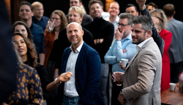 Frank van der Veer bij Claus