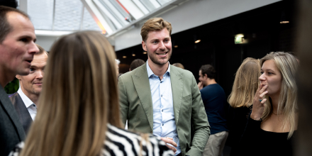 Michiel de Groot met collega's